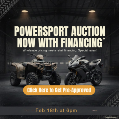 Feb 11th Powersports Auction Financing