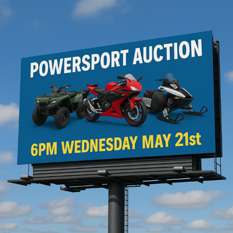May 21st Powersports Auction